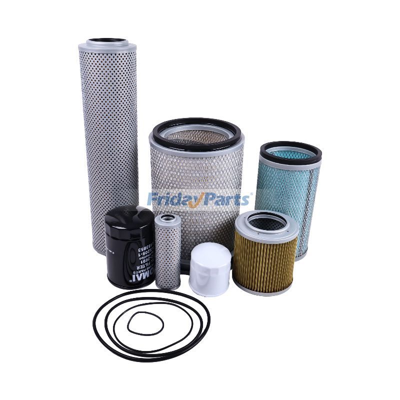 Filter Kit for Hitachi Engine 4BD1 Excavator EX100-2 EX100-3