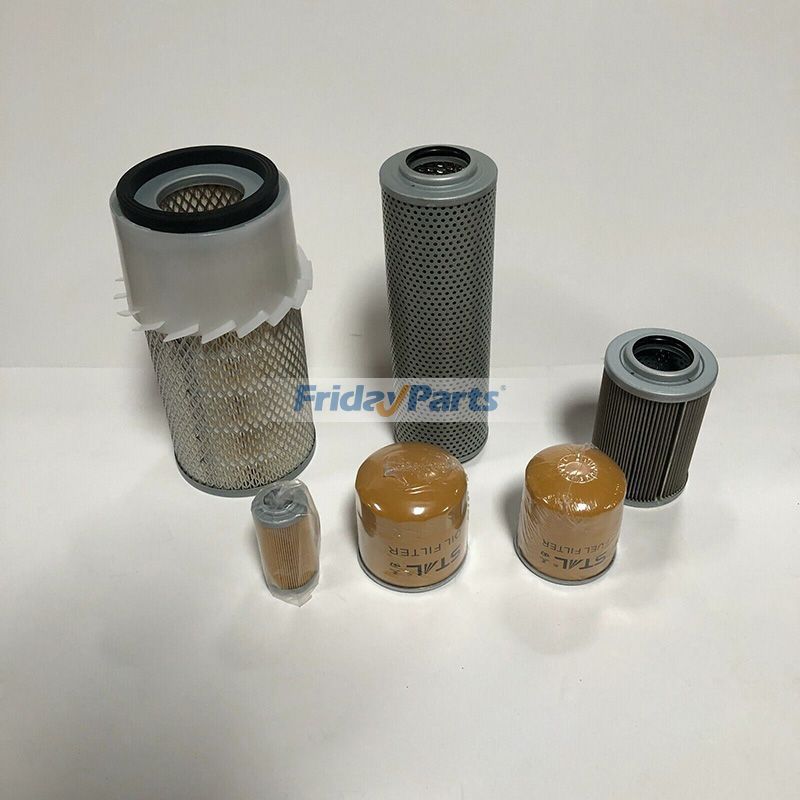 Filtersatz für Isuzu-Motor 4JB1 Doosan Daewoo Bagger DH55-5