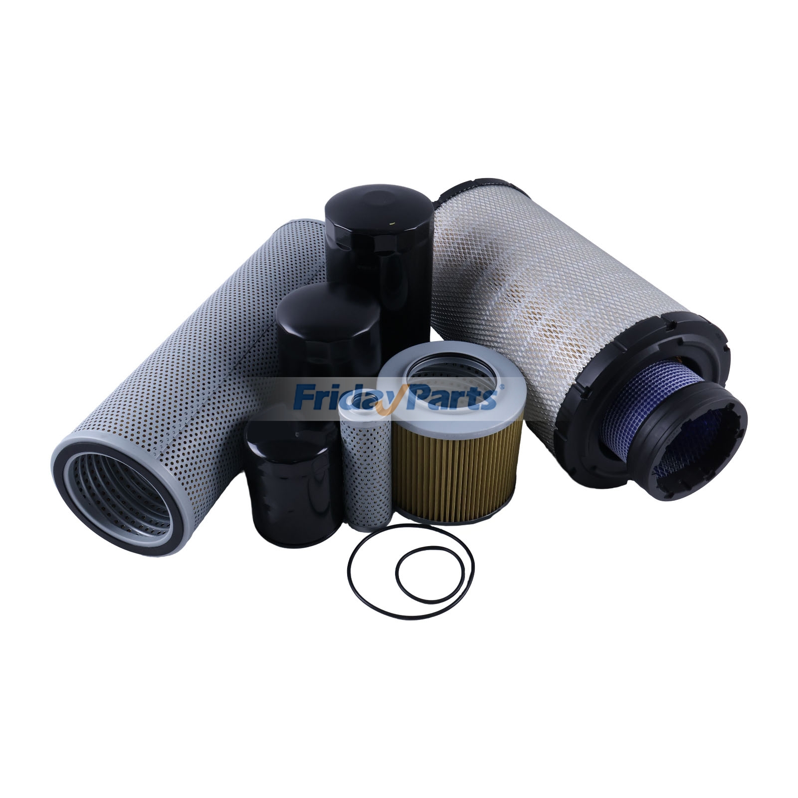 Kit de filtro para motor Isuzu 6BD1 6BG1 Hitachi Escavadeira EX200-2 EX200-3 EX200-1 EX200LC EX200-5 para Escavadora 