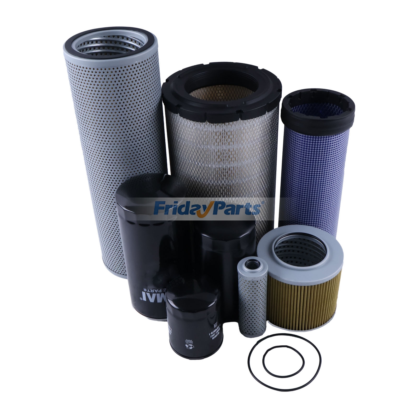 Kit de filtro para motor Isuzu 6BD1 6BG1 Hitachi Escavadeira EX200-2 EX200-3 EX200-1 EX200LC EX200-5