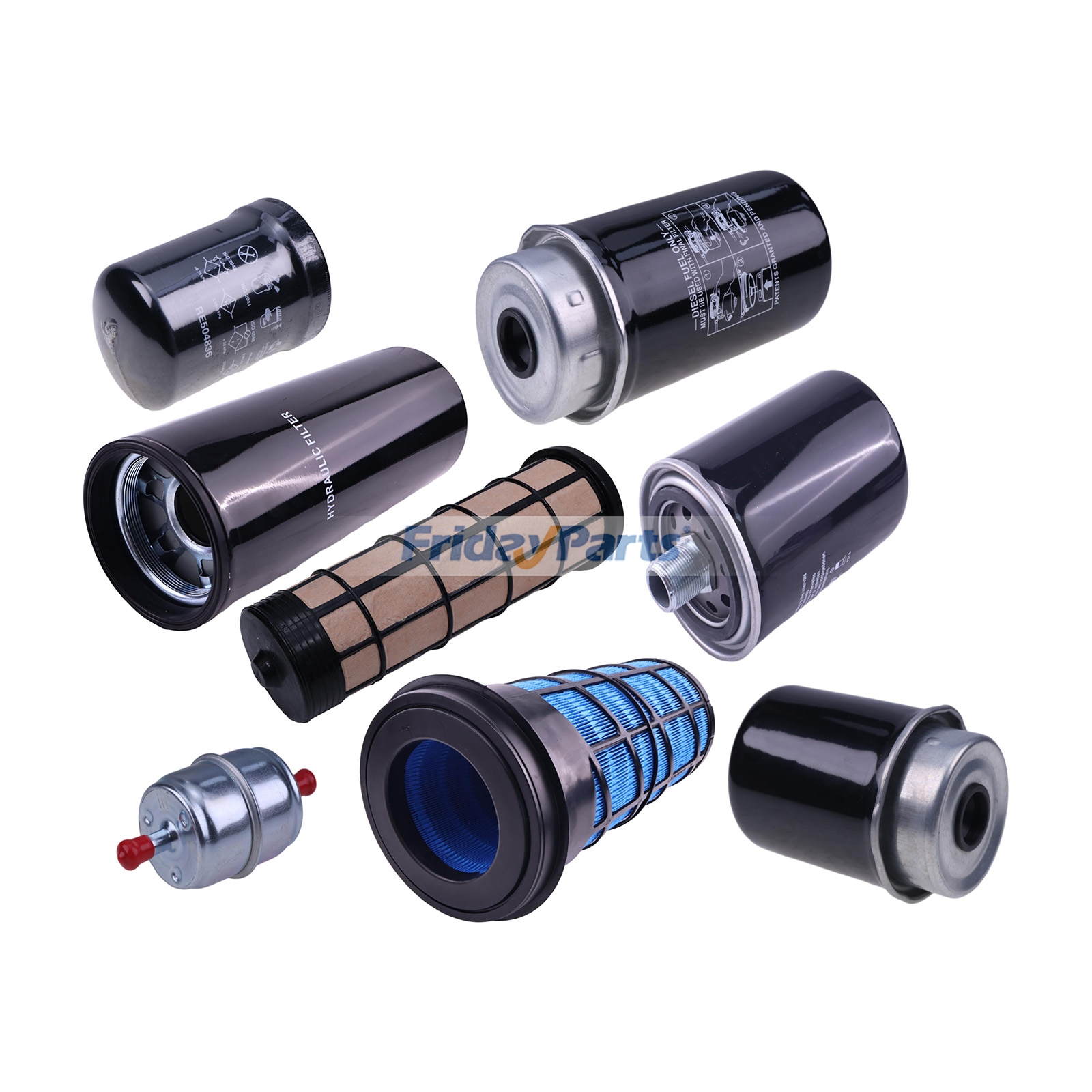 Filter Kit for John Deere Backhoe Loader 410K
