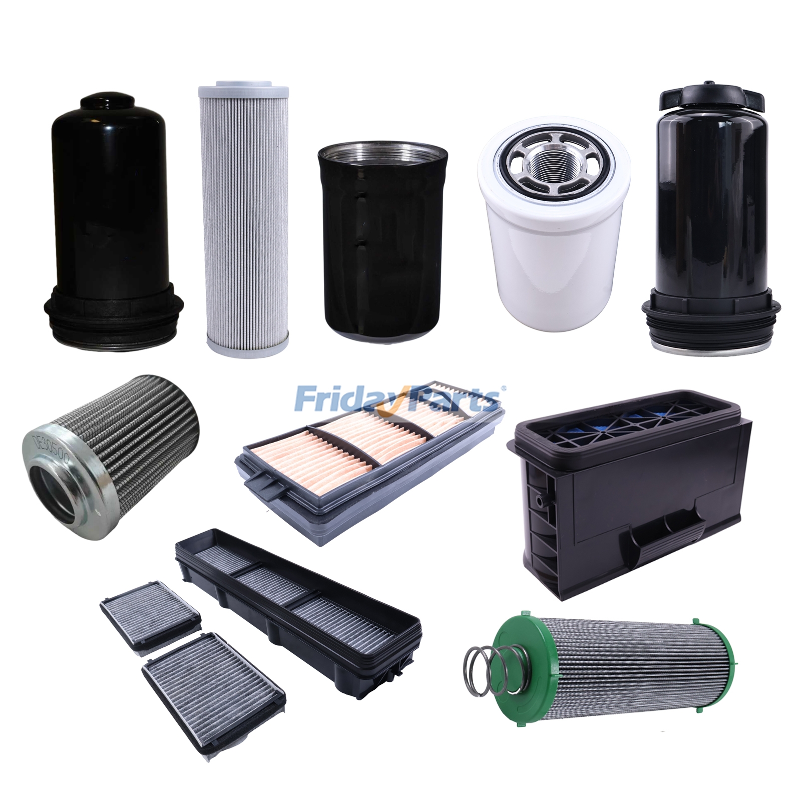 Filter Kit for John Deere Engine 6068 Tractor 6145R 6155R 6155RH 6175R 6195R 6215R