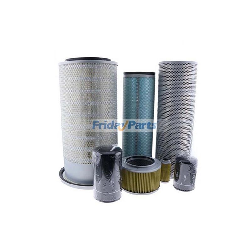 Kit de filtros para motor Komatsu 6D102 Excavadora PC200-6 para Excavadora