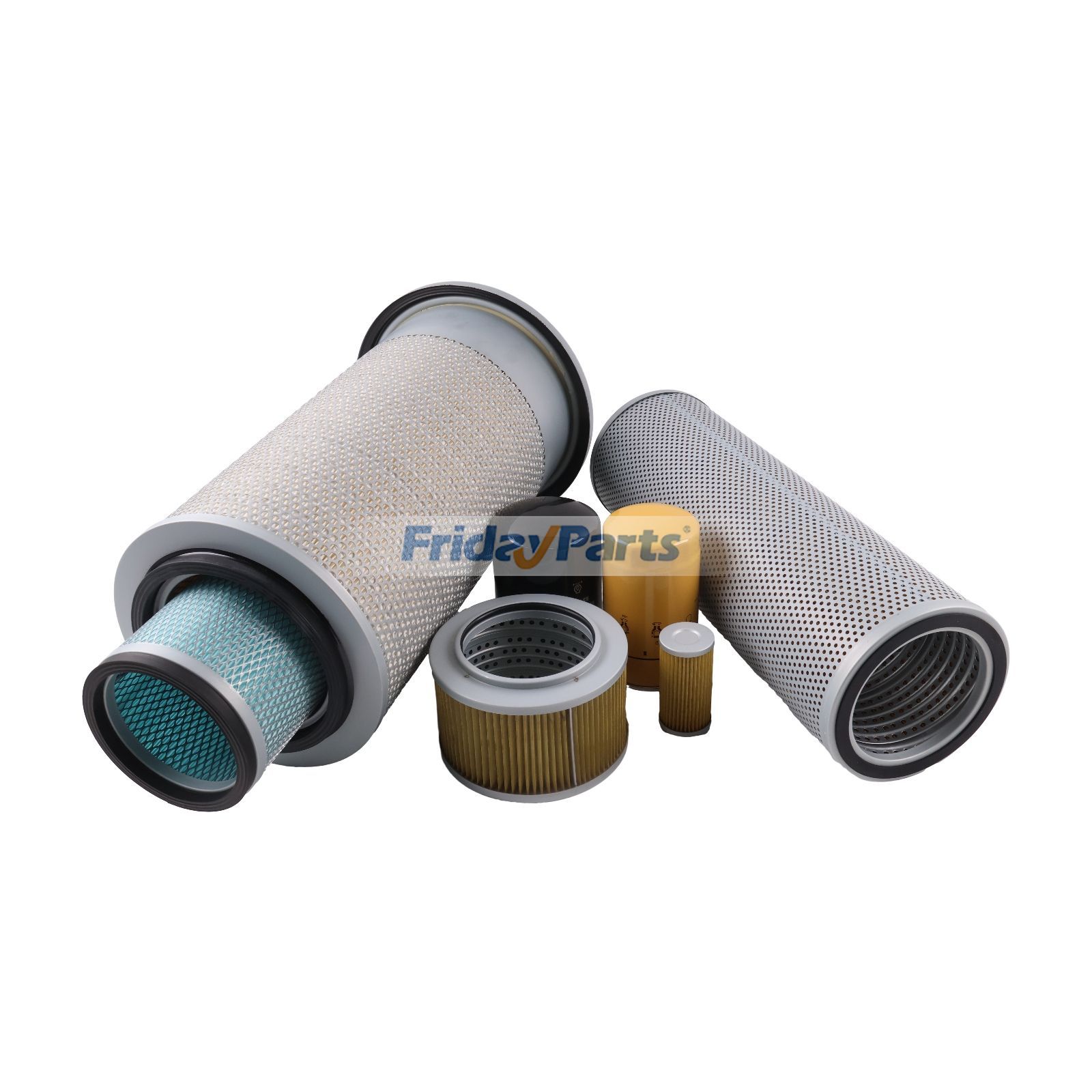 Kit de filtros para motor Komatsu 6D95 Excavadora PC200-6 de FridayParts