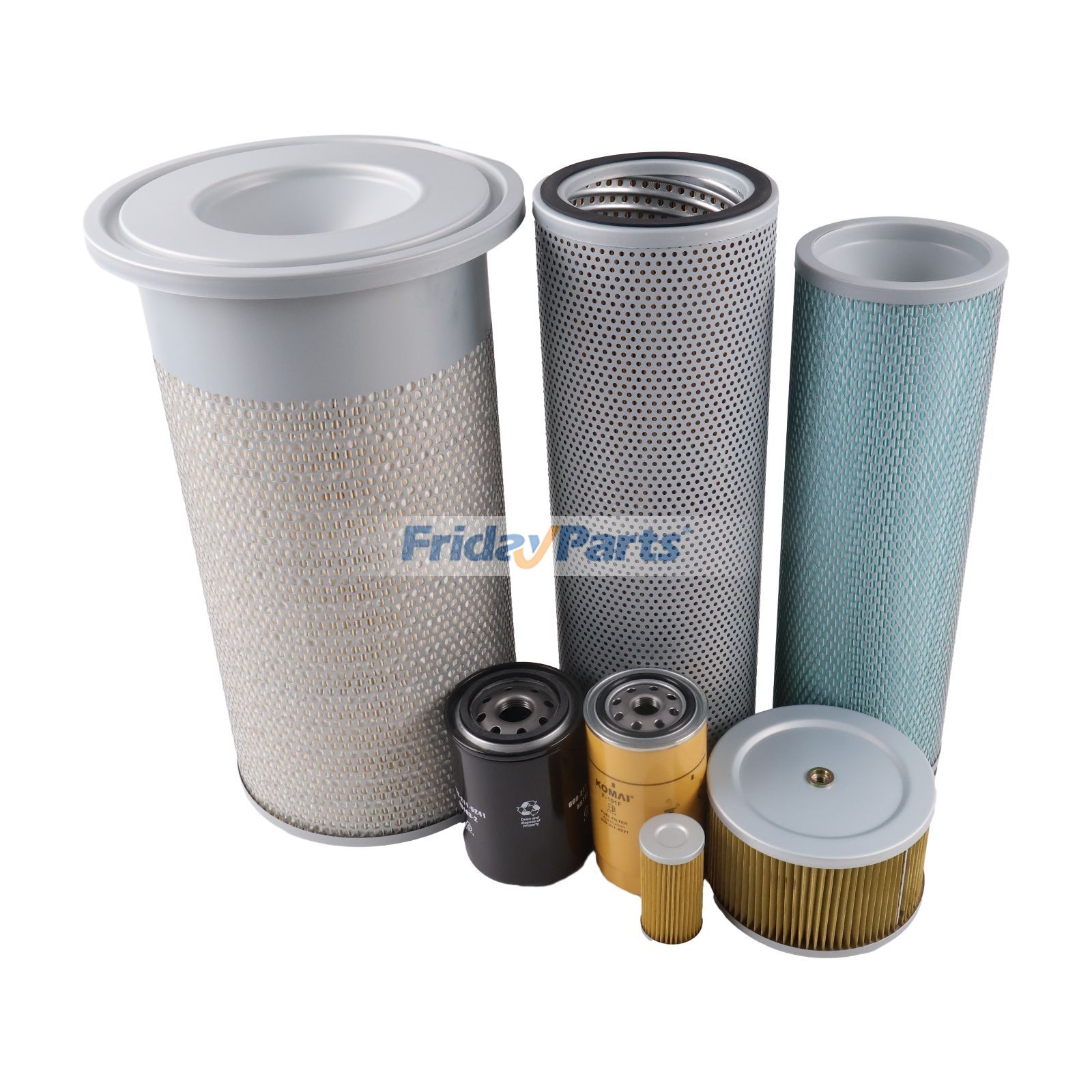 Kit de filtros para motor Komatsu 6D95 Excavadora PC200-6 Para KOMATSU