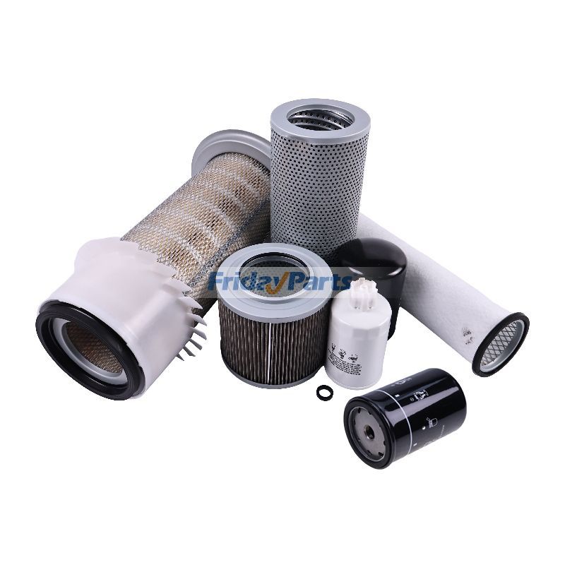 Kit de filtros para motor Komatsu SA4D102E-1 Excavadora PC150-6K PC150LC-6K PC160-6K PC180LC-6K PW170ES-6K