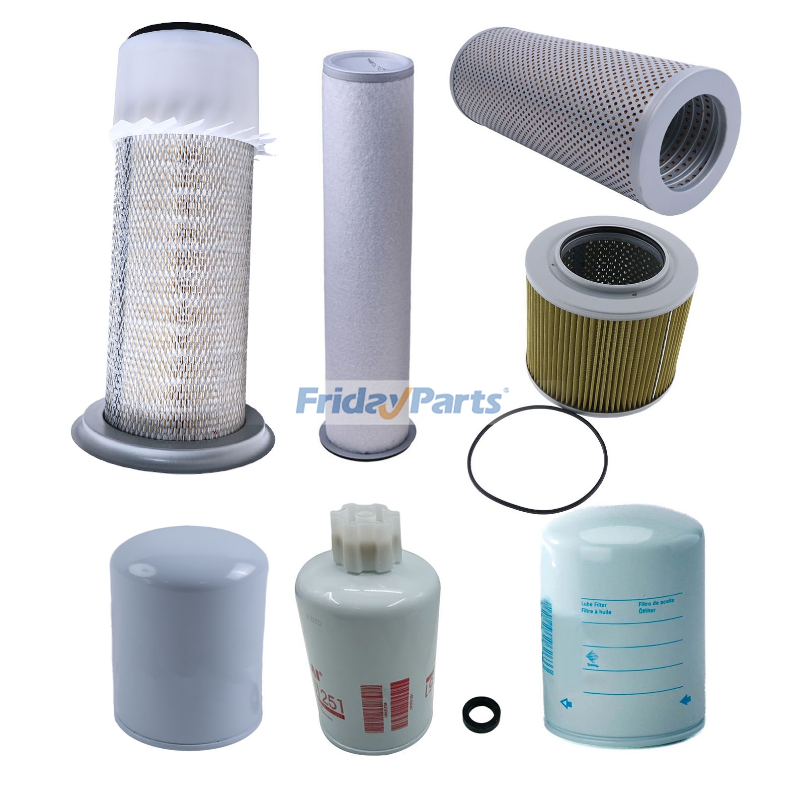 Kit de filtre pour pelle Komatsu PC150-6, PC120-6, PC160LC-7, PC160LC-7K, PW130ES-6K, PW150ES-6K, PW170ES-6K, PW170ES-6K-KA