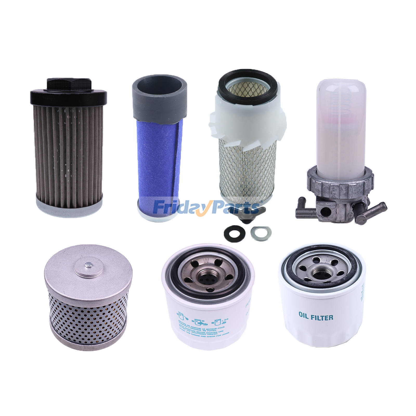 Filter Kit for Kubota Engine D1105 Excavator KX41-2