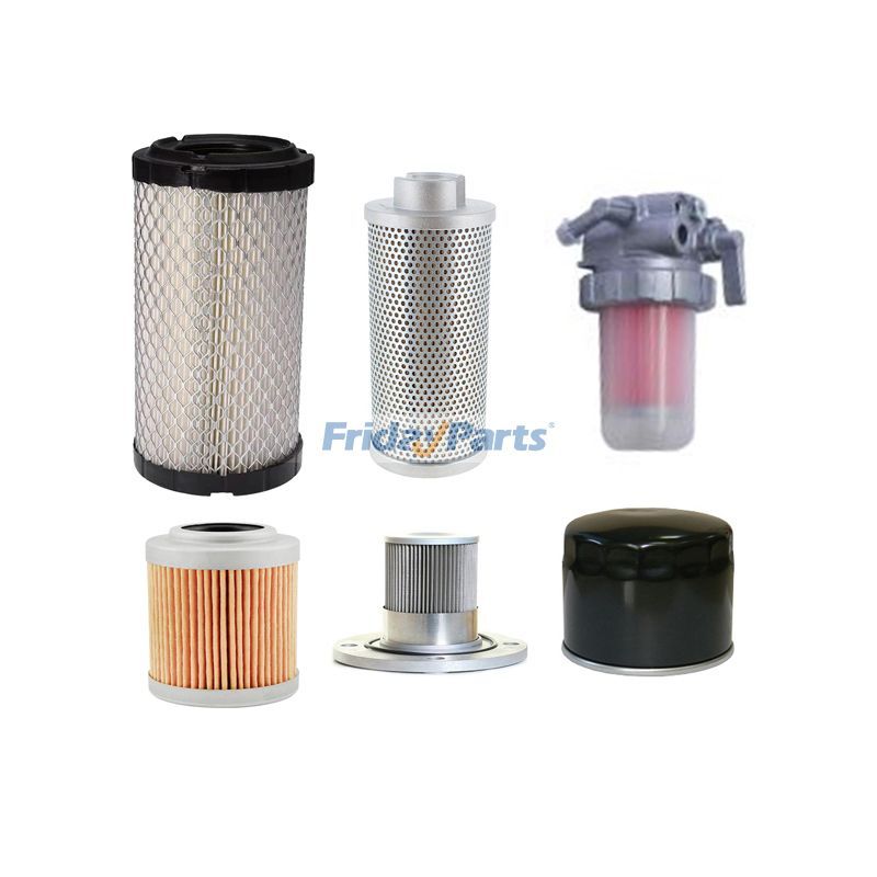 Filter Kit for Kubota Engine D1105-K Hitachi Boom Lift HX140B