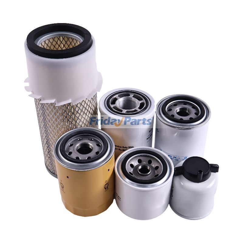 Filter Kit for Kubota Engine D1703 Bobcat Excavator 325