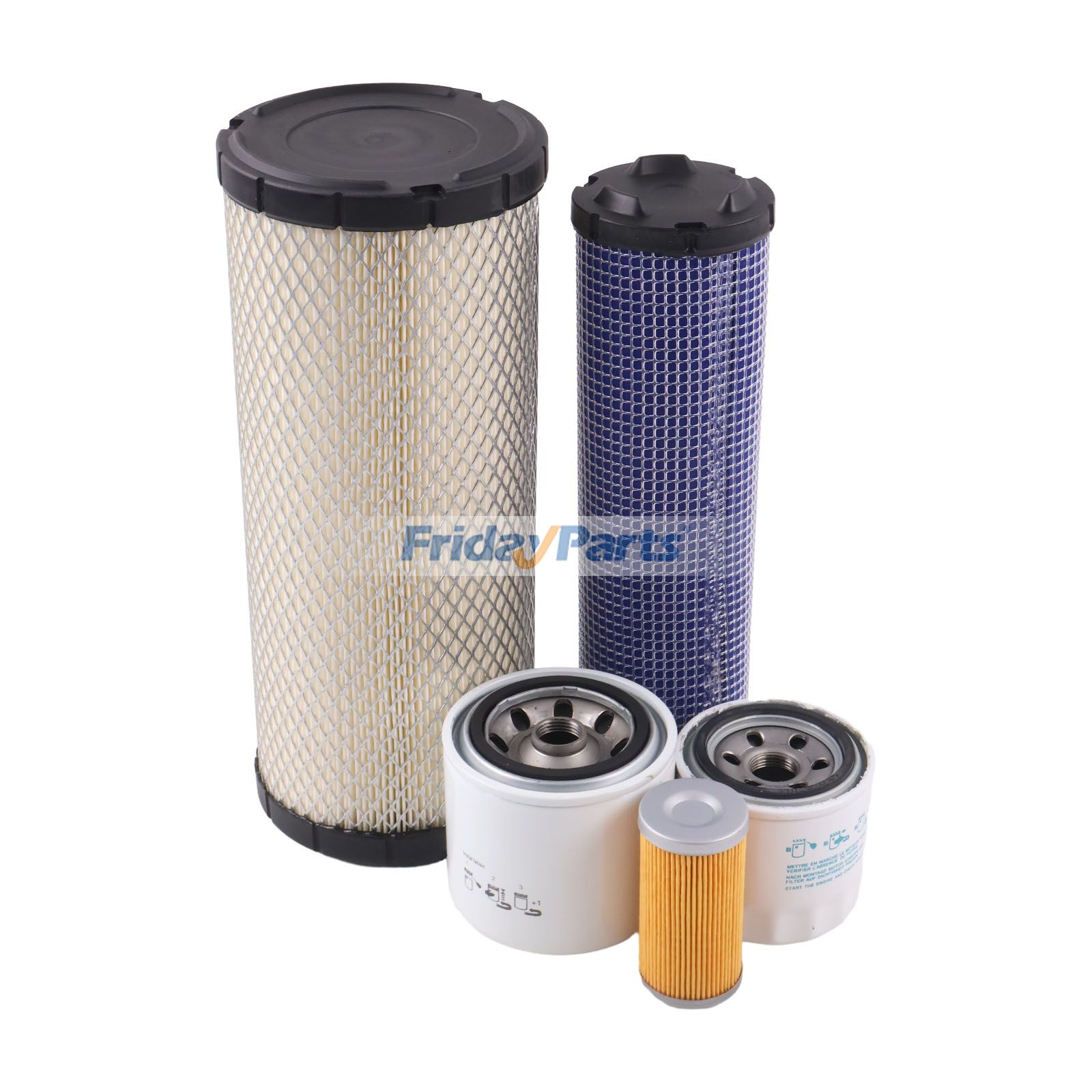 Filter Kit for Kubota Engine V2607-DI-E3 Excavator KX057-4