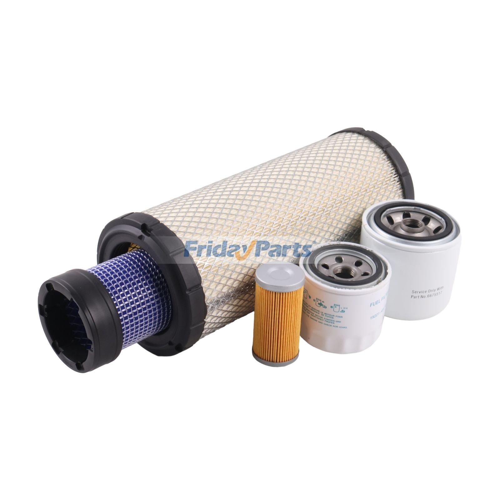 Kit de filtro para escavadeira Kubota Engine V2607-DI-E3 KX057-4 para Motor,Escavadora 