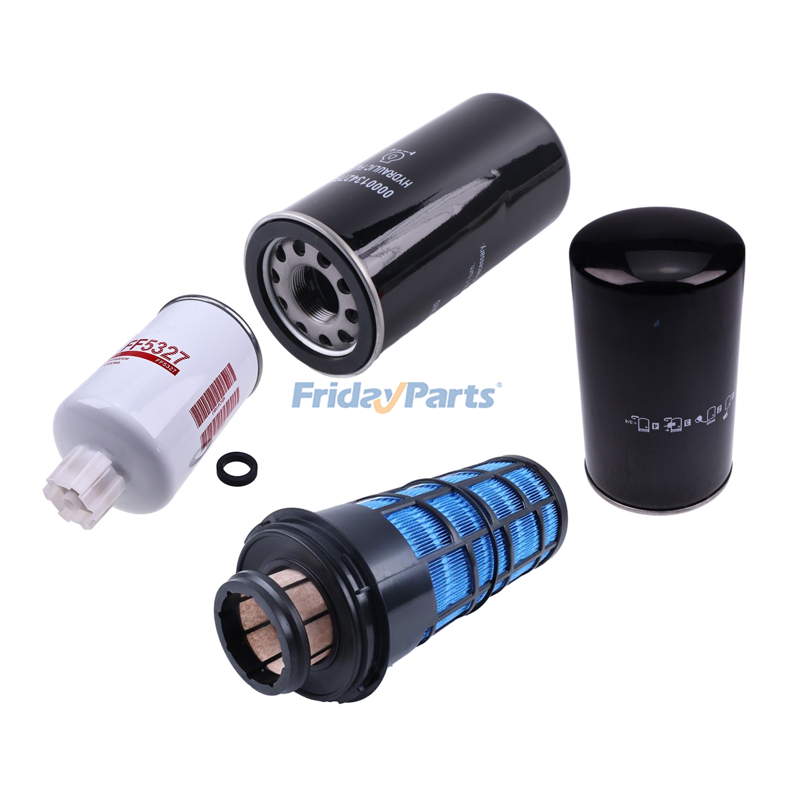 Filter Kit for Mahindra Tractor 5530 5555 5565 5570 6030 6530 2WD 4WD -T3 -T4 Synchro