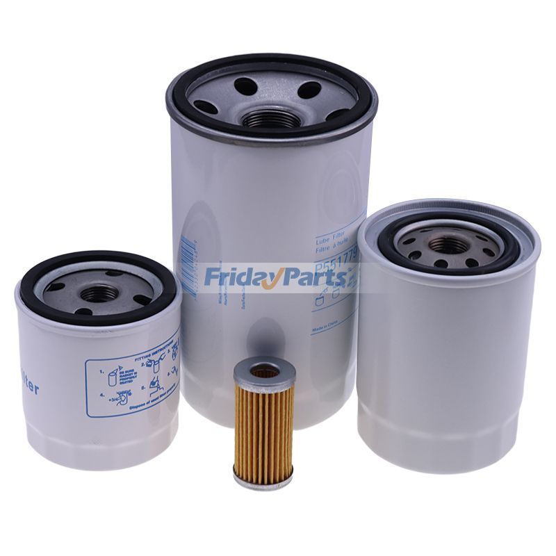 Kit de filtro para trator compacto New Holland TC25D TC27D TC29D TC29DA TC30 TC33D para Trator