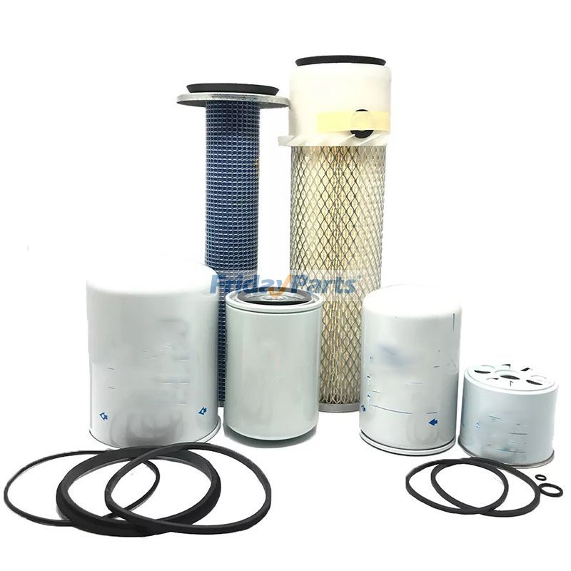 Filter Kit for New Holland L555 Loader With Perkins 4.108 Engine