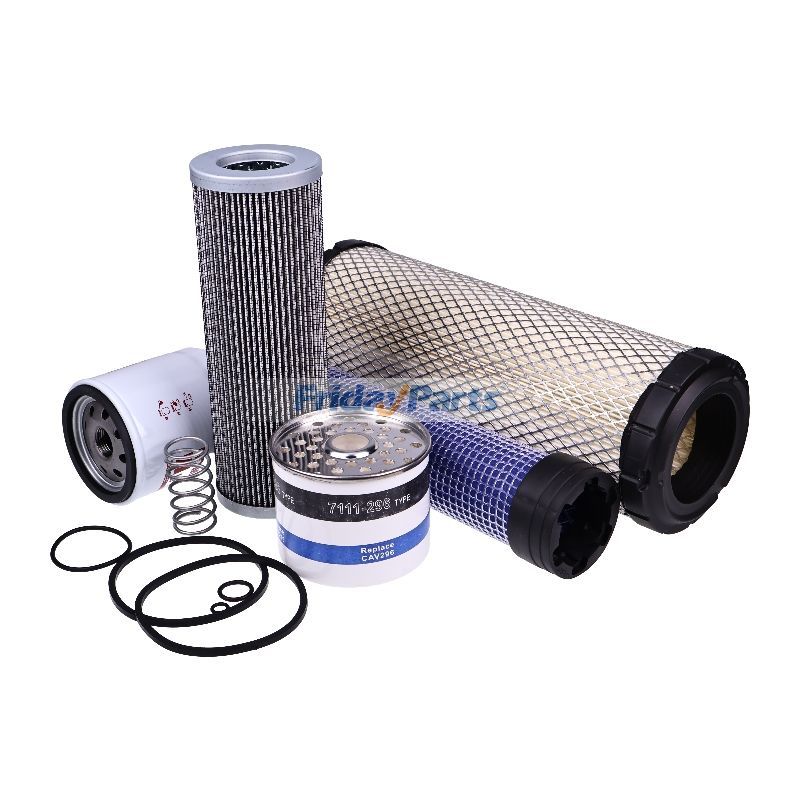 Kit de filtro para Perkins Engine 403C-15 Terex Skid Steer Loader PT30 para Carregadora 