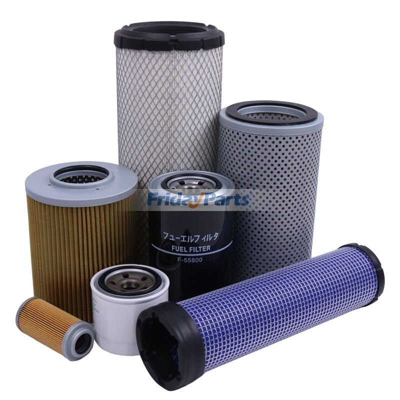 Filter Kit for Yanmar Engine 4TNV94 Hyundai Excavator R557 R607