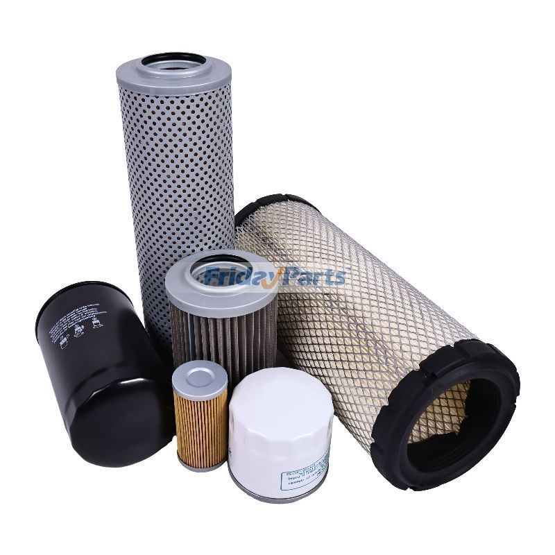 殘影Gili Filter Kit for Yanmar Engine 4TNV98 Doosan Daewoo Excavator DH60-7