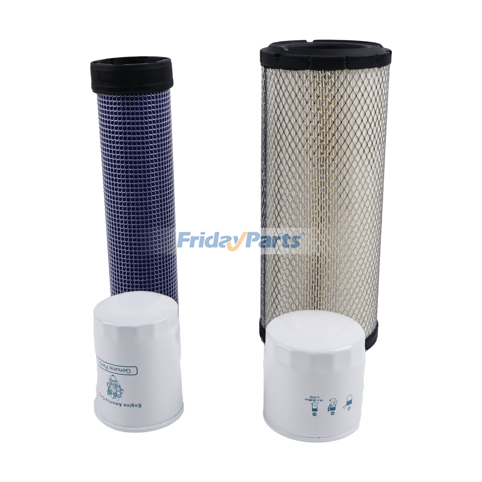 Filter Kit HH166-43560 1C010-32430 59800-26110 3A111-19130 for Kubota Loader SSV65 SSV65C SSV75 SSV75C