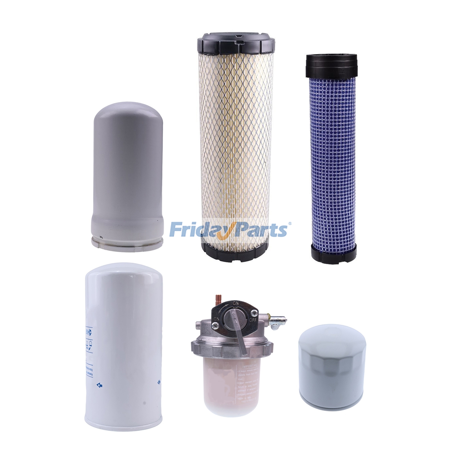 Kit de filtros HHTA0-37710 HH164-32430 15521-43015 15521-43015 TC620-93230 TA040-93220 HHTA0-59900 para tractor Kubota L3010HST