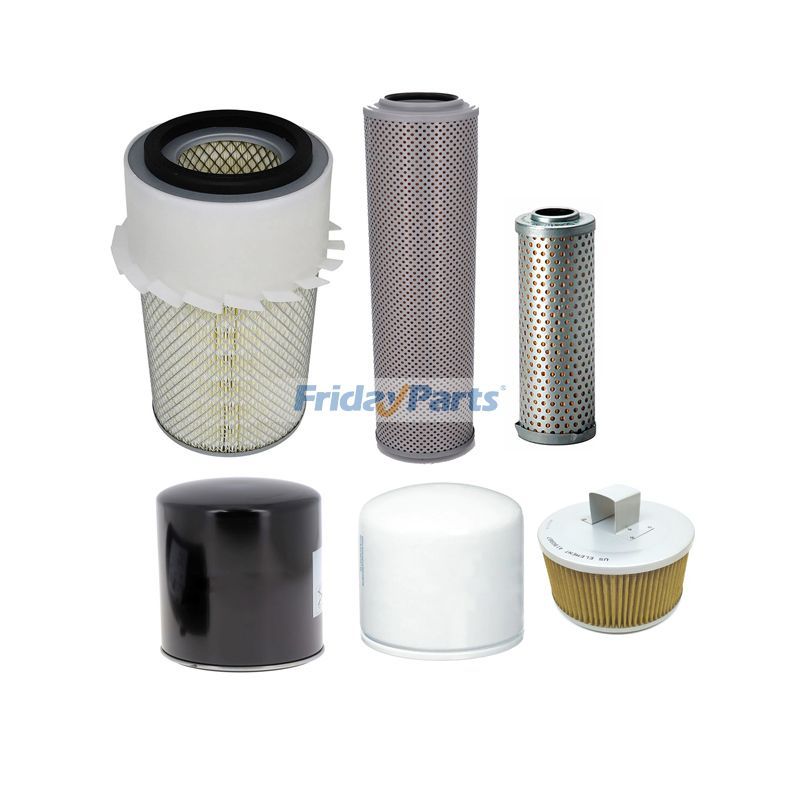 Filter Kit L4001430 L4206130 for Isuzu Engine 4BD1 Hitachi Excavator EX90