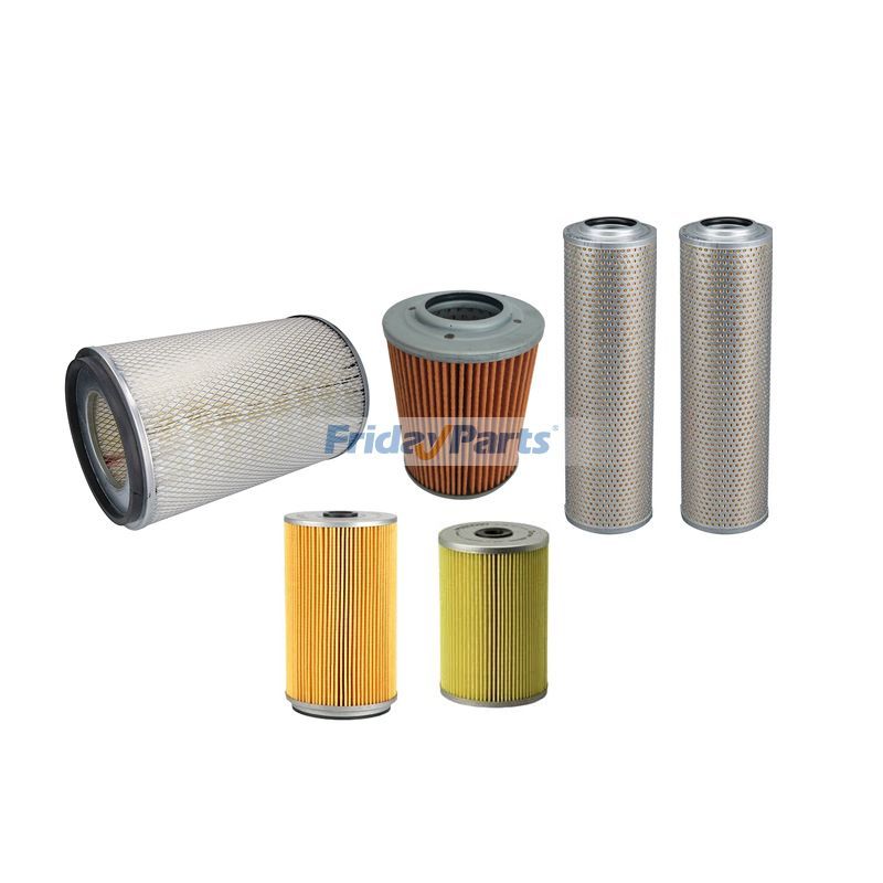 Filter Kit L4100806 L4514801 for Isuzu Engine E120 Hitachi Excavator UH121