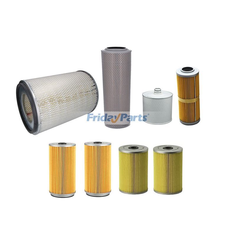 Filter Kit L4100806 L4514801 for Isuzu Engine E120 Hitachi Excavator UH20