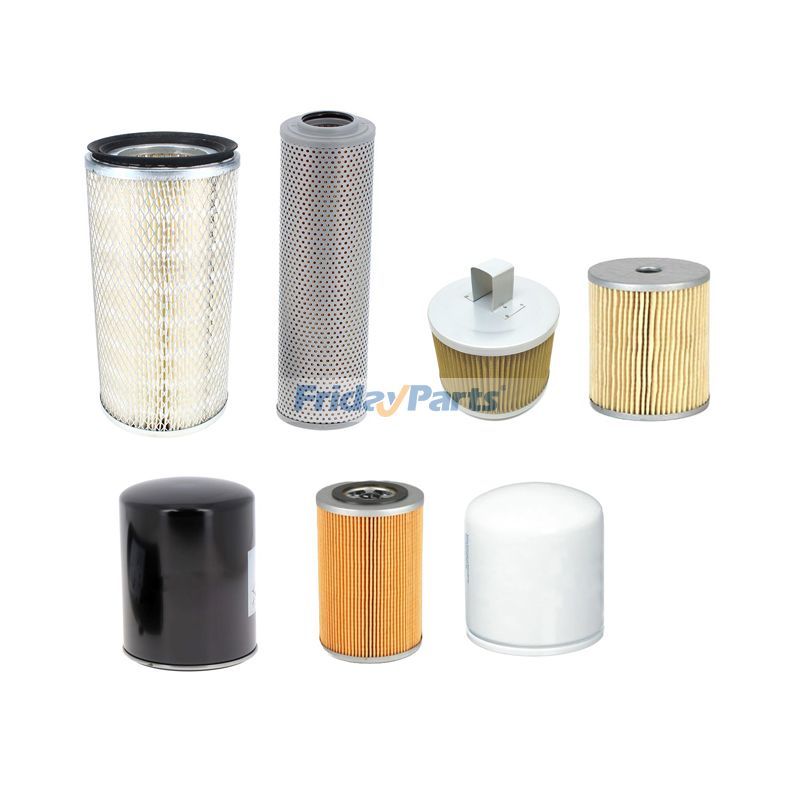 Filter Kit L4138076 L4041298 for Isuzu Engine 4BD1 Hitachi Excavator UH053