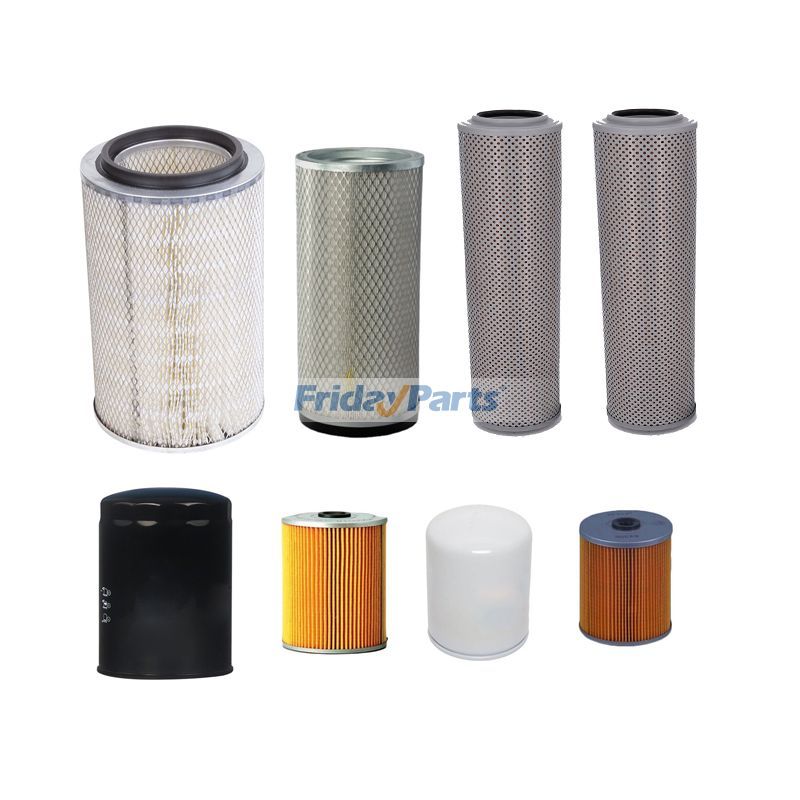 Kit de filtre L4147010 L4145213 pour moteur Hino EM100 Hitachi Excavator UH103