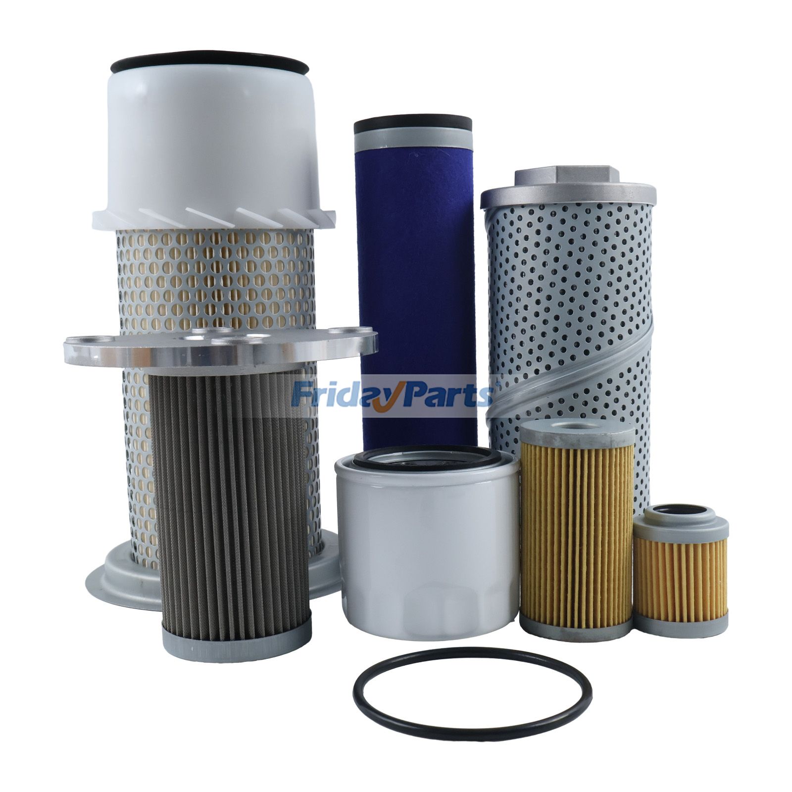 Kit de filtre L4294846 4341988 pour moteur Isuzu 4LE1 Spec PA14 Hitachi Excavator EX50UpourPour HITACHI