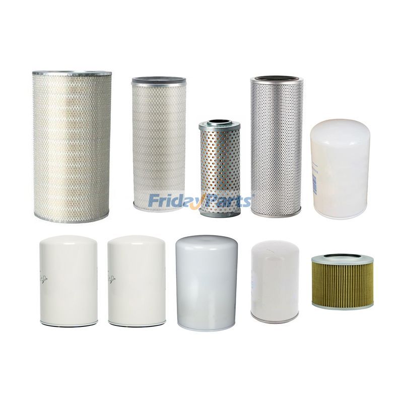 Filter Kit L4391205 L4390060 for Isuzu Engine 6SD1 TQA01 Hitachi Excavator EX330LC-5 EX350H-5 EX350K-5 EX370-5