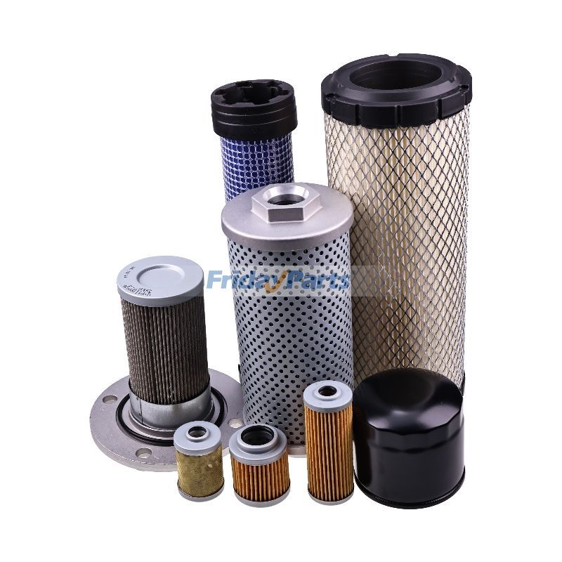 Filtersatz L4417516 4423981 für Isuzu-Motor 4LE2 Hitachi-Bagger ZX40U ZX50U