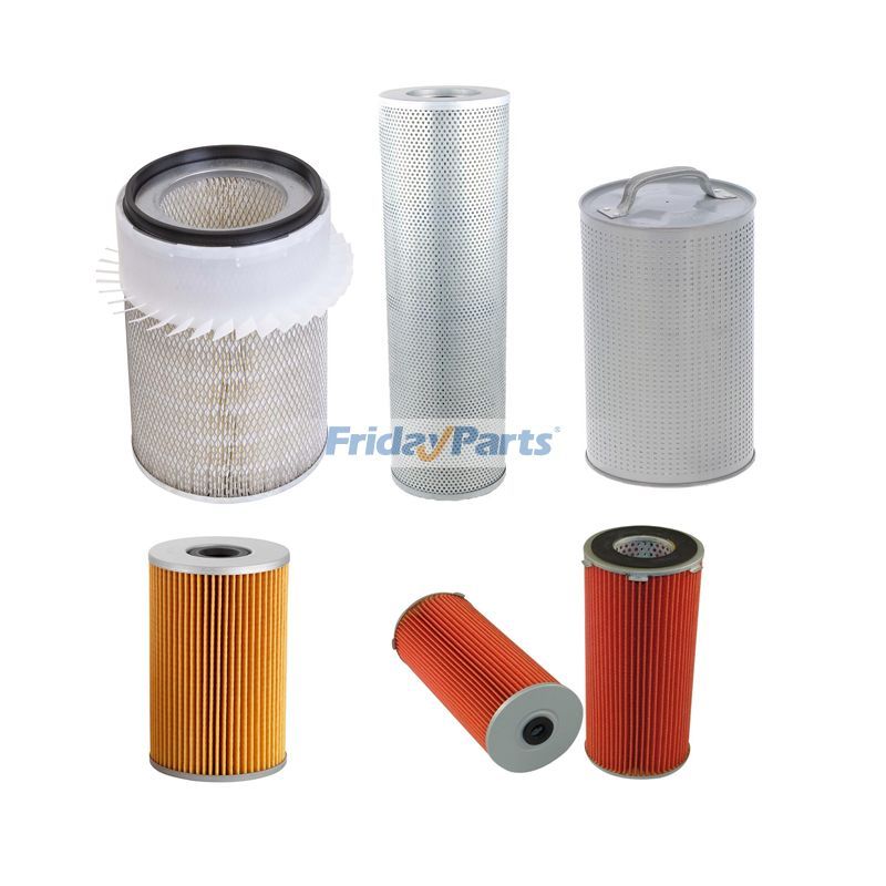 Filter Kit L4515089 L4099519 for Isuzu Engine 12PB1 Hitachi Crane KH500 KH700-2