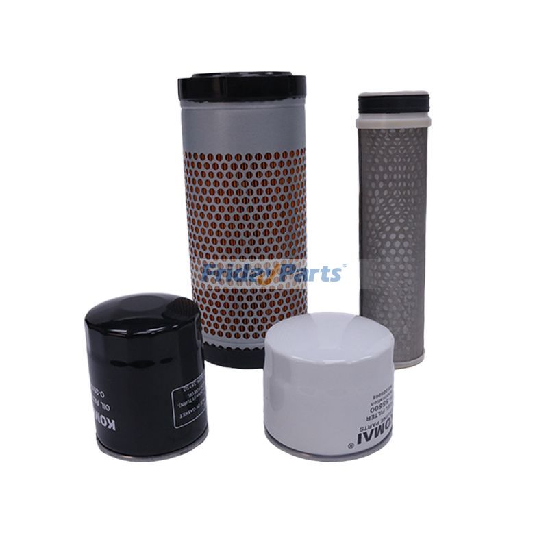 Motor,Trator Para JOHN DEERE - Kit de filtro M806419 M131802 MIU800645 M131803 para motor Yanmar 3TNV88 3TNV82A John Deere Tractor 2027R 2032R 2520 2720