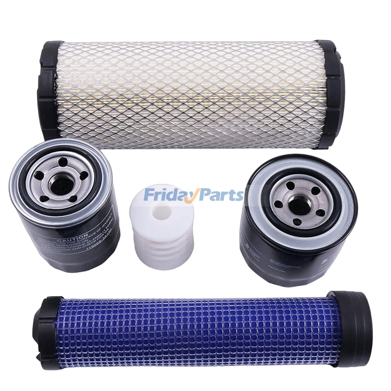 Kit de filtros de mantenimiento M806419 M811032 MIU800645 M131802 M131803 para motor Yanmar 3TNE82A Tractor John Deere 790