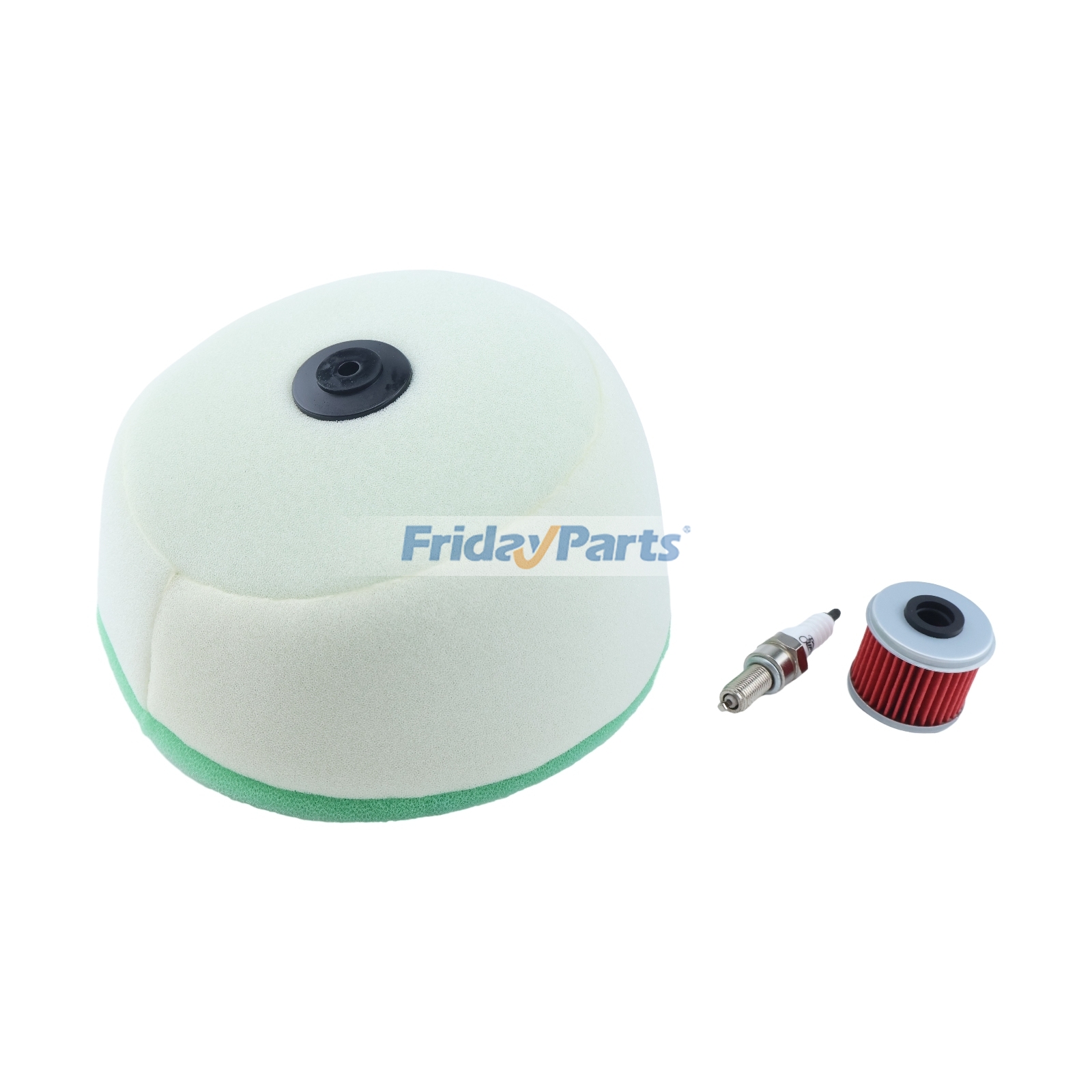 Filter Kit With Spark Plug 17213-KRN-850 for Honda CRF250R CRF250X CRF450R CRF450X 2003-2018