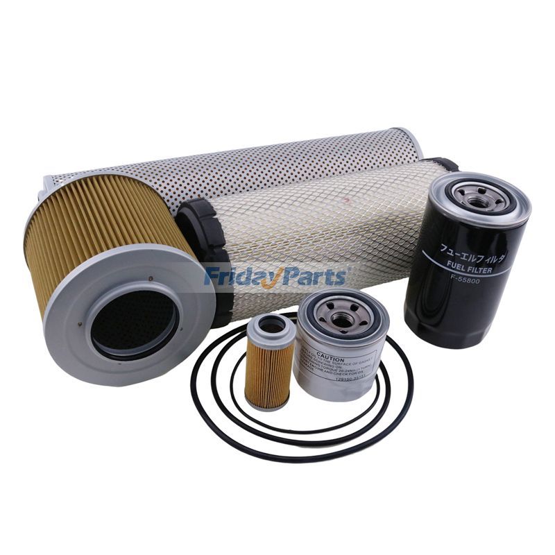 Filter Kit for Yanmar Engine 4TNV98 Doosan Daewoo Excavator DH80-7