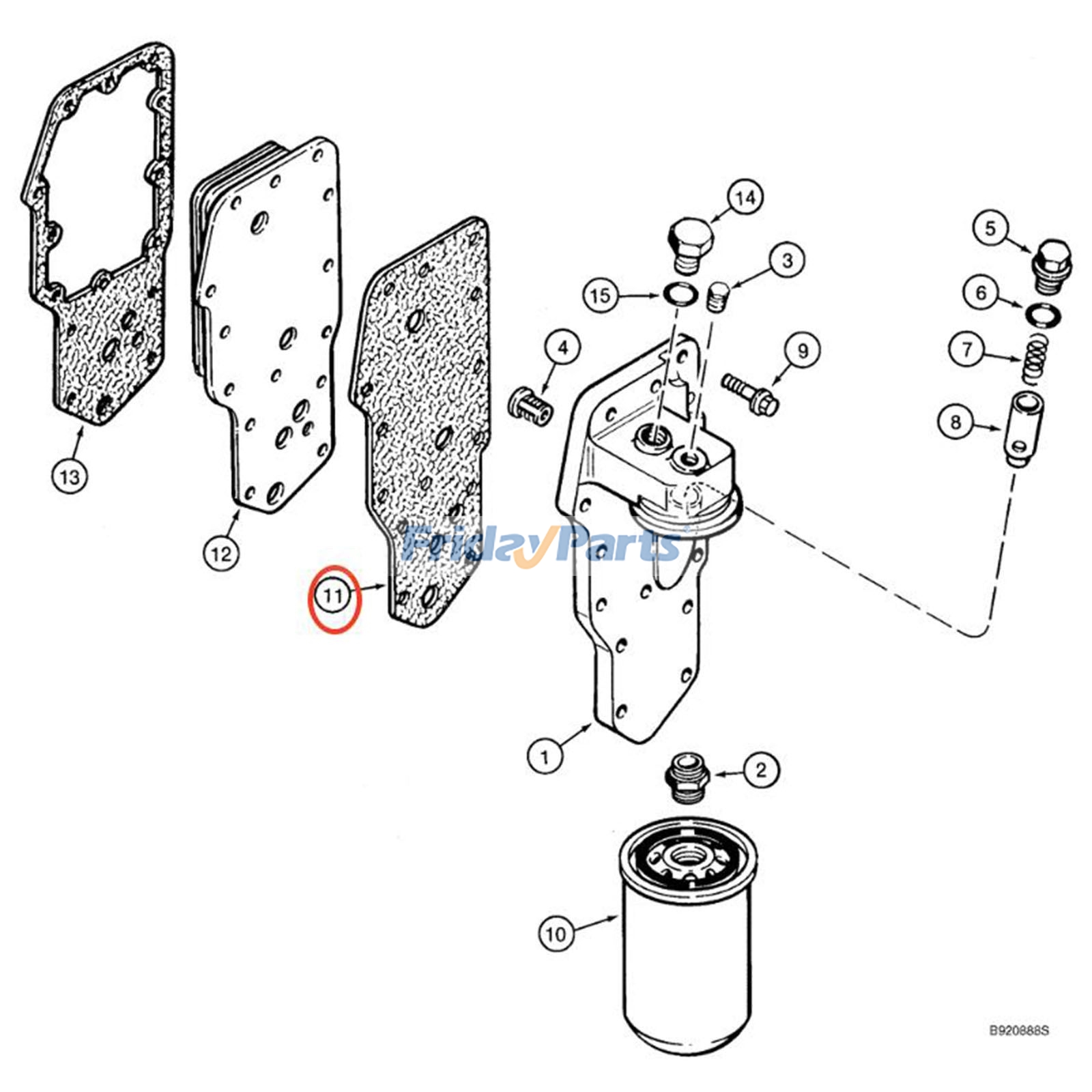 Junta de culata J942915 para cargadora New Holland LV80 FR120.2, bulldozer DC150PS, motoniveladora DC150LT y RG170.B VHP-QSB Para New Holland