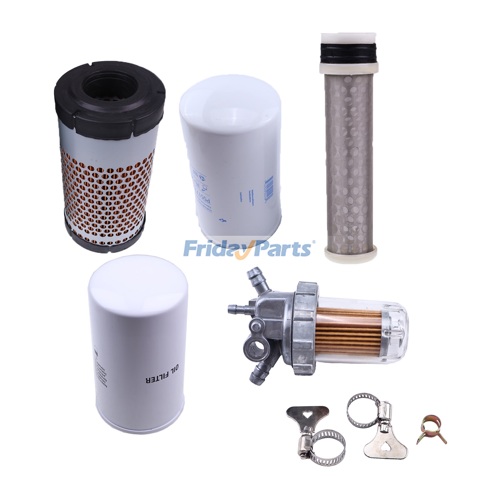 Kit de filtros 314531174 340500720 314531175 360700060 para motor Shibaura ST321