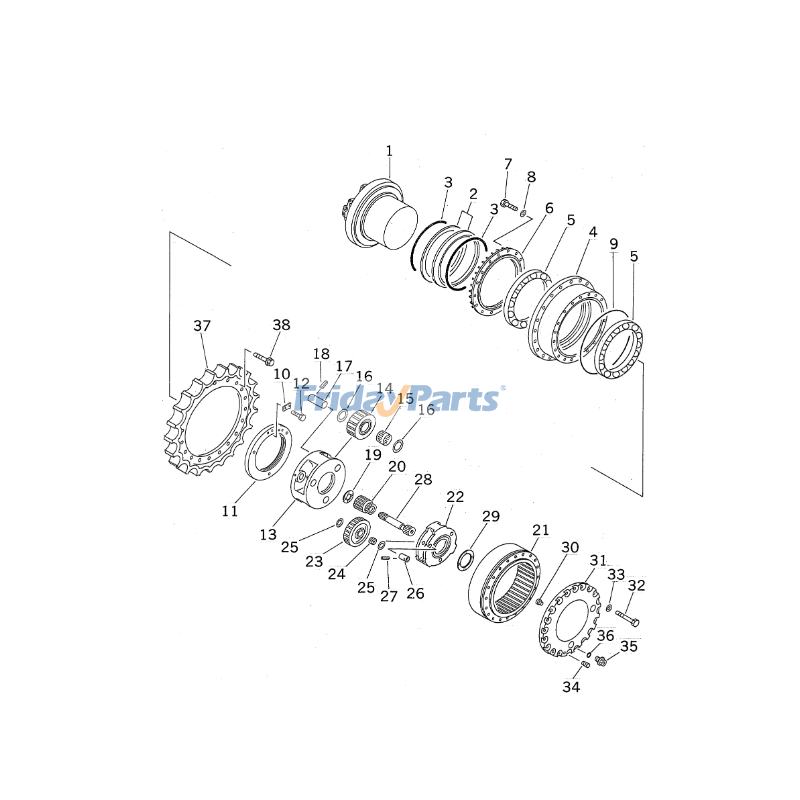 FridayParts Endantrieb