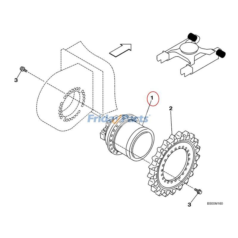 Final Drive Motor for Excavator