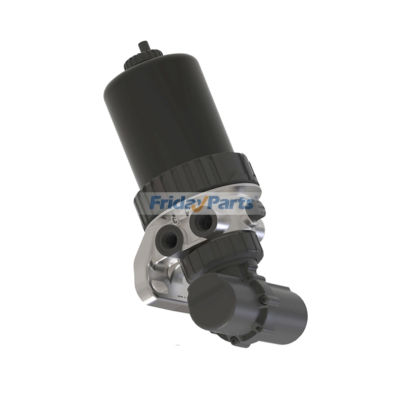 Conjunto de filtro de combustible final con bomba de elevación AT443179 para cargadora John Deere 4045 (motor 310K, 310L, 310SK, 310SL, 315SL y 320P)