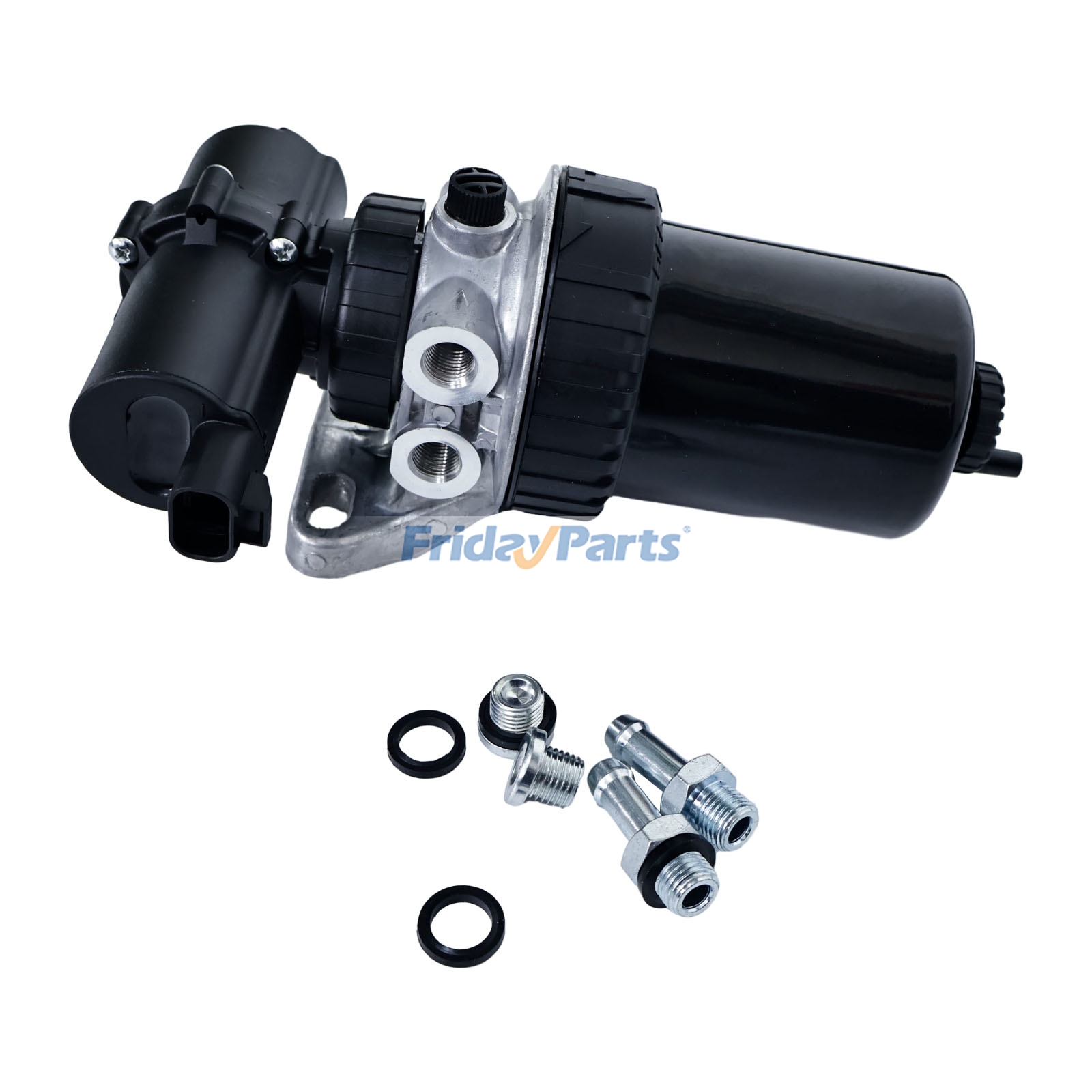 Conjunto do filtro de combustível final com bomba de alimentação AT443179 para motor John Deere 4045 e carregadeira 310K, 310L, 310SK, 310SL, 315SL e 320P. para Motor,Carregadora 