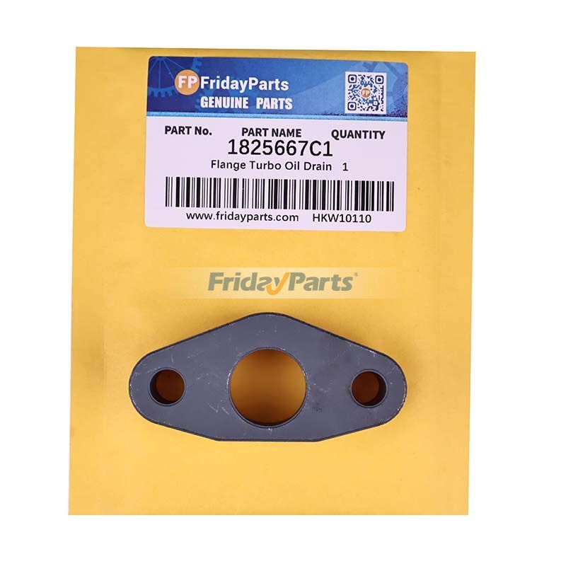 Bride de vidange d'huile turbo 1825667C1 pour moteur Perkins 7-175Ti 1306-8T 1306-9T 306-E76T