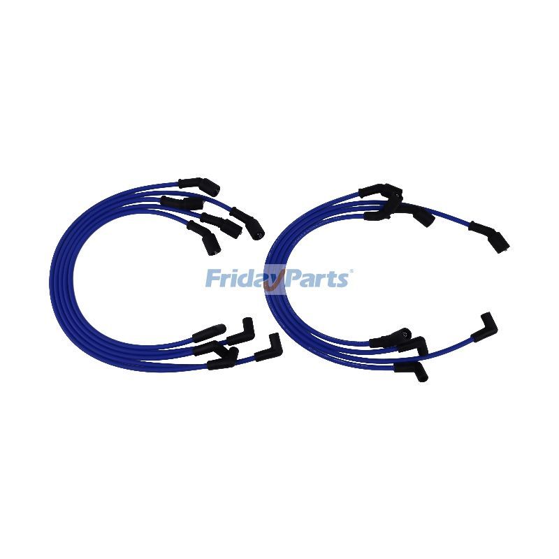 Juego de cables de encendido de bujía de tapa plana 84-863656A1 para inyección de combustible multipunto Mercruiser MPI V8 6.2L de FridayParts