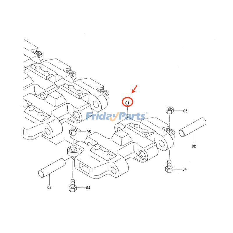 Flat Shoe for Excavator