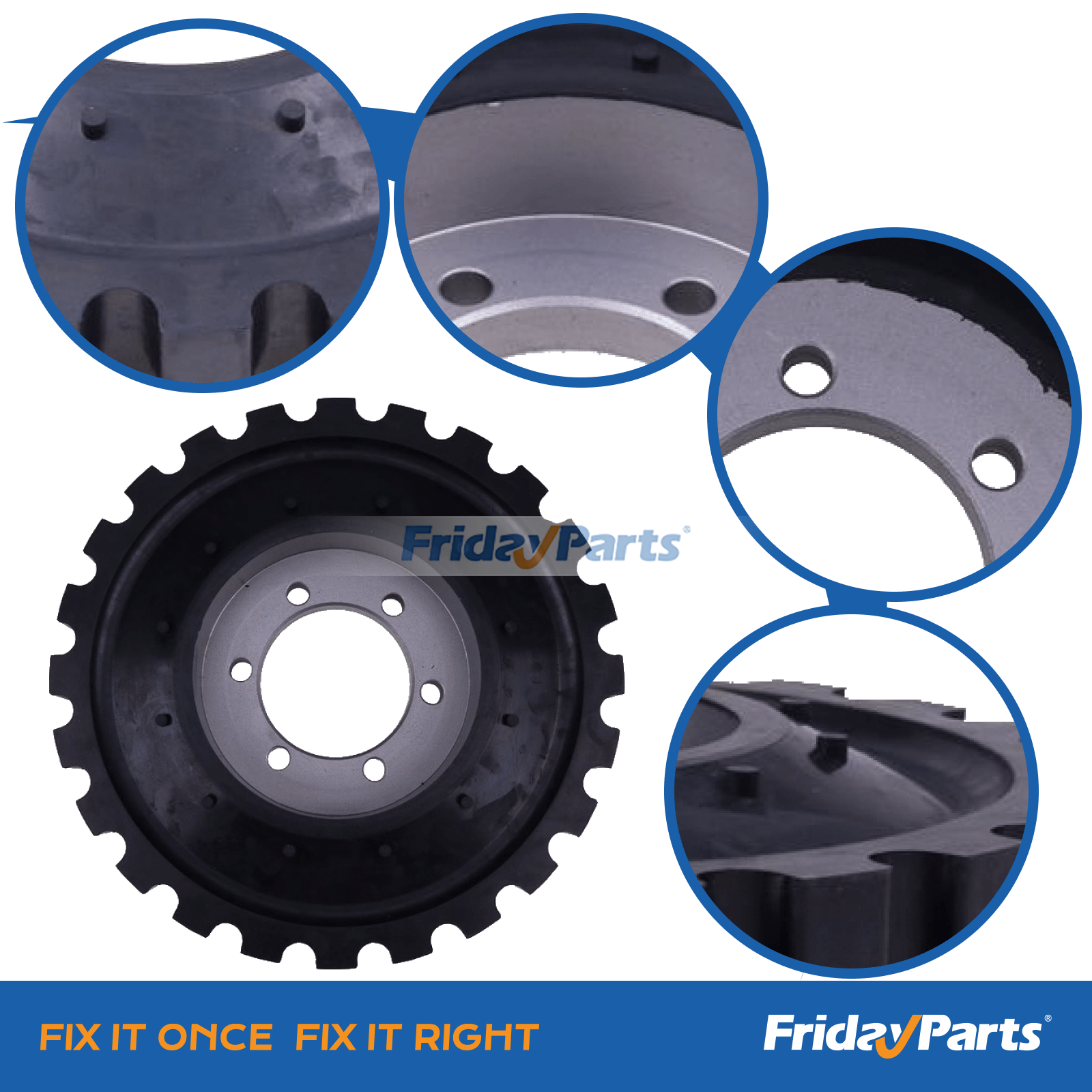 Close-up detail of flexible coupling 1615678500 1604140800 1615682500 for air compressor