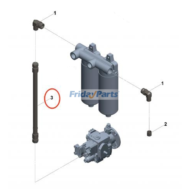 FridayParts Flexibler Schlauch