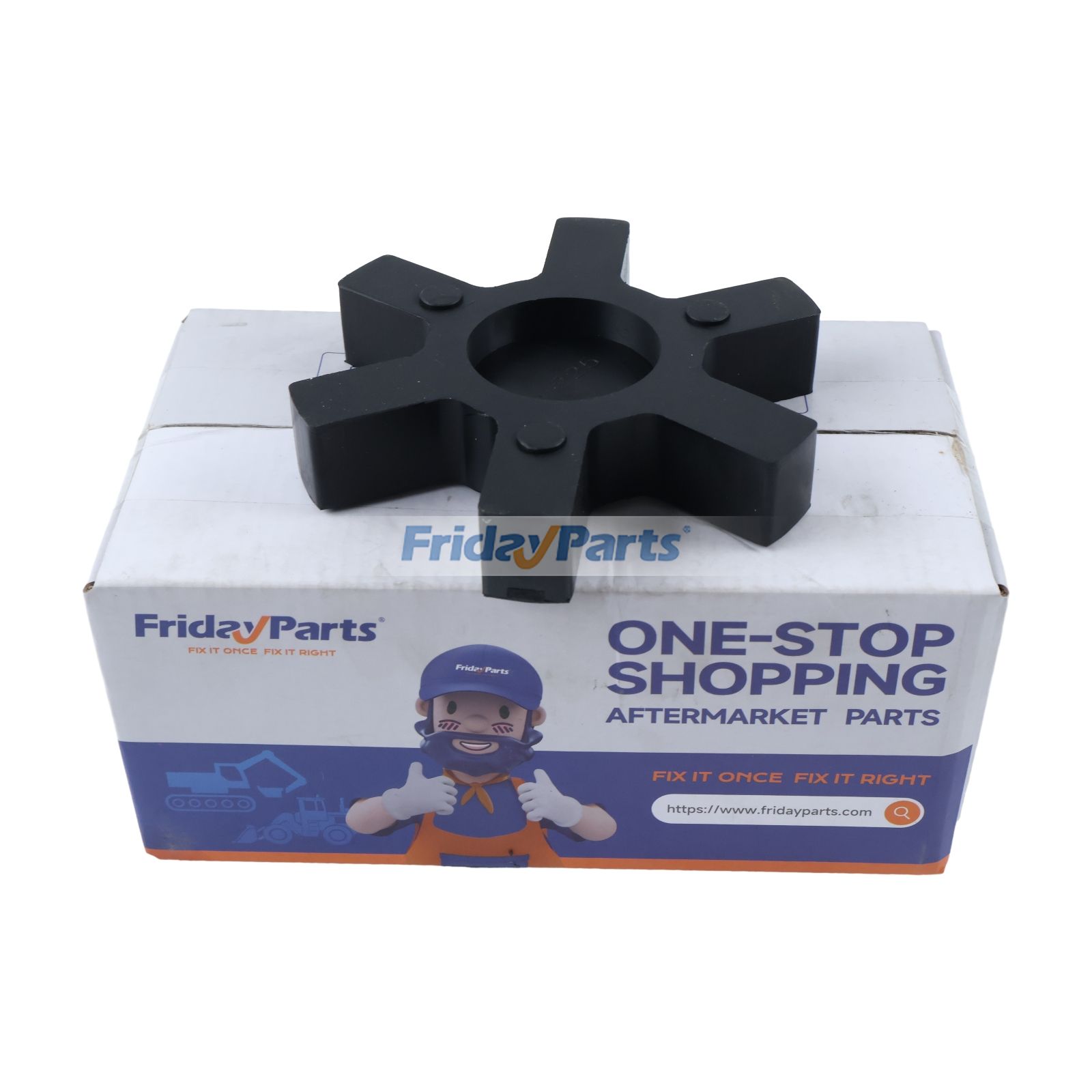 Flexible Rubber Spider Insert for Lovejoy L-Jaw Coupling L225