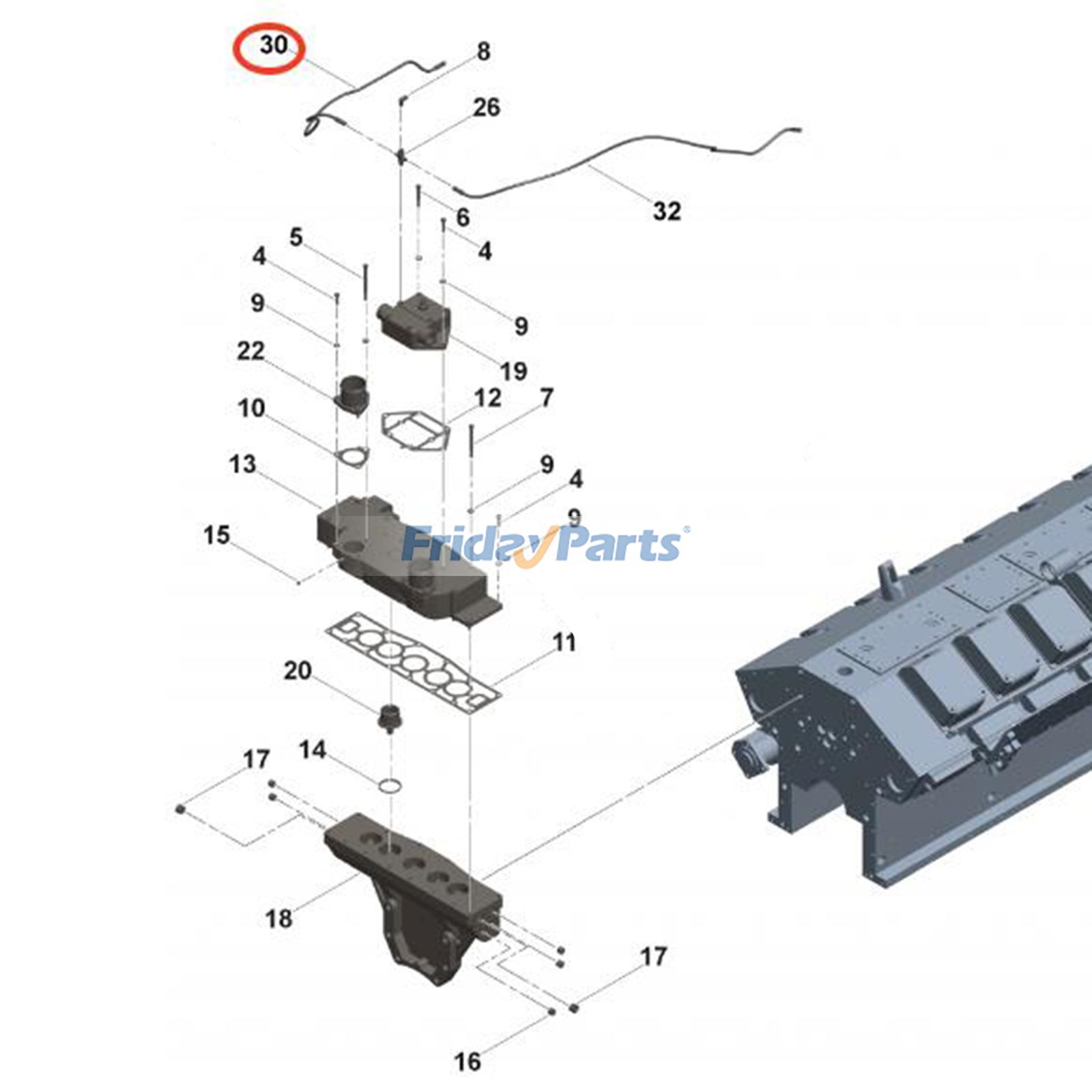 Flexible Hose for Engine